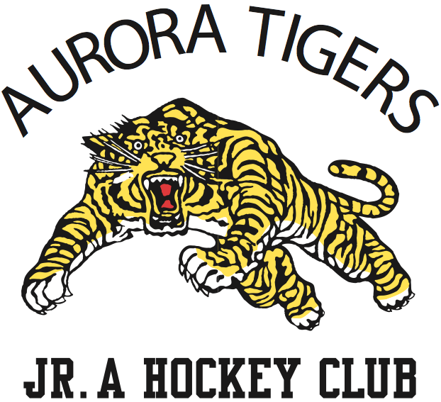 Aurora Tigers 1998-Pres Primary Logo iron on heat transfer